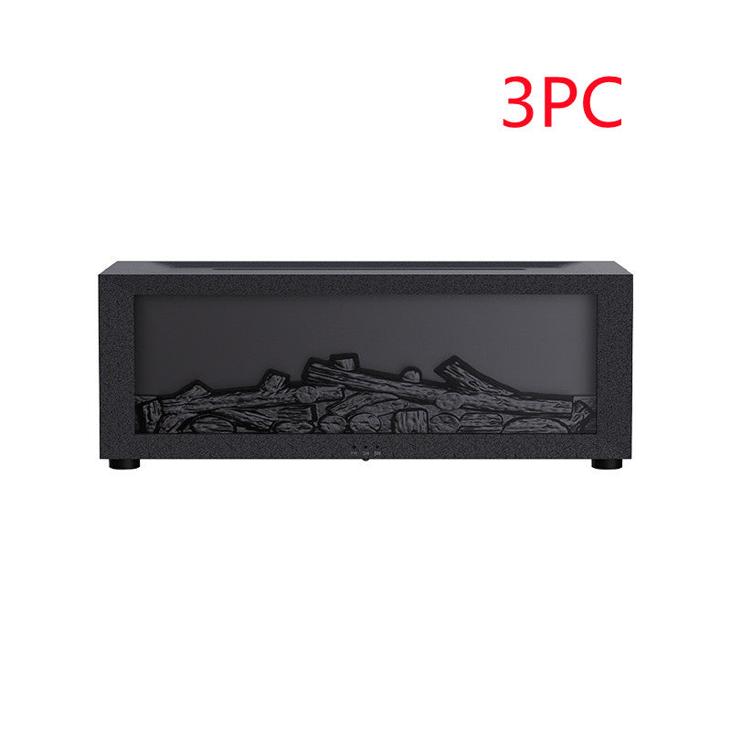 3D-flamdiffusor med fjärrkontroll och 7 färger, 150 ml