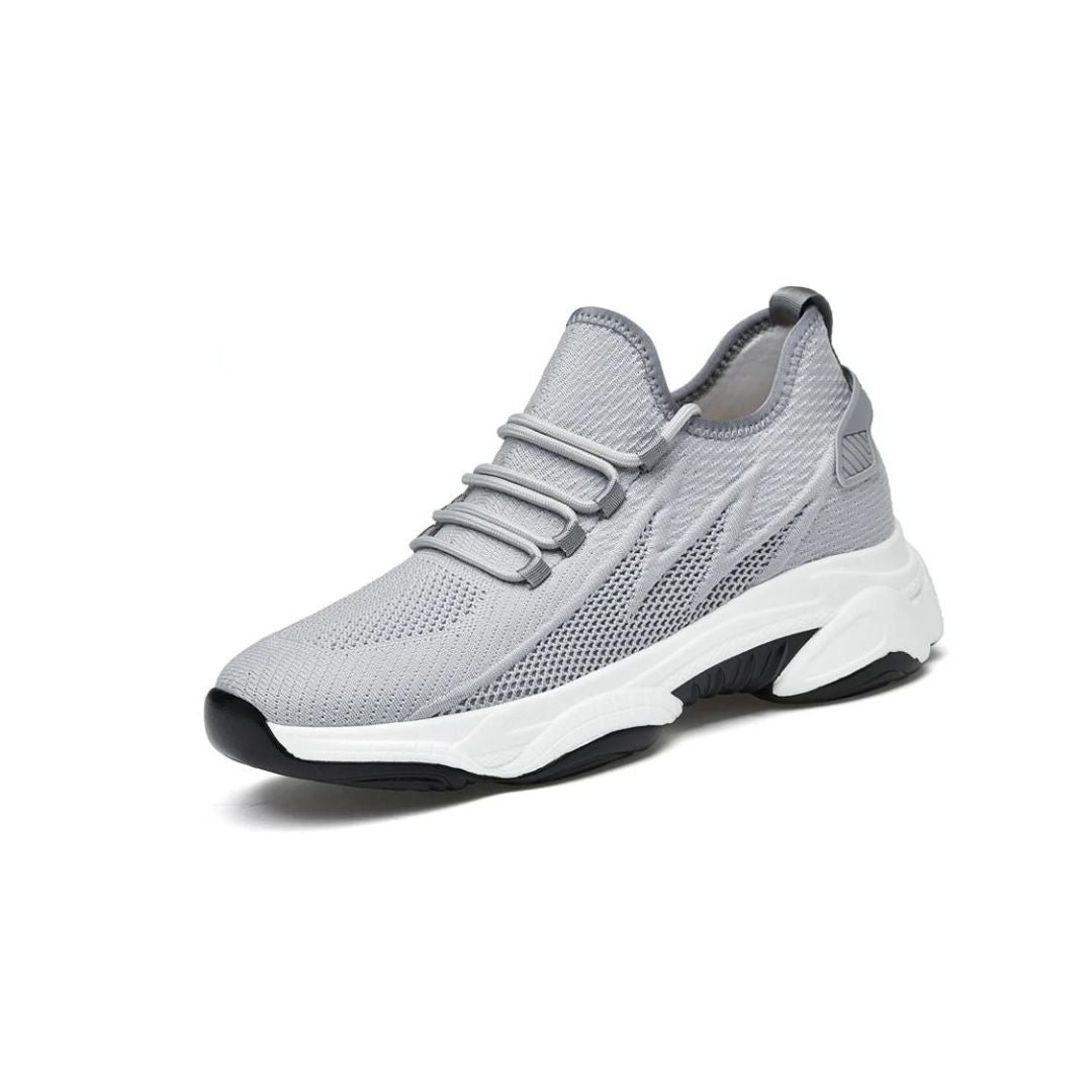 Diskret höjande sneakers för herr med stil – MaxLift Boost