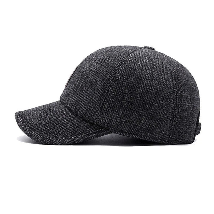 Klassisk vintermössa | Nostalgisk snapback-mössa i ull