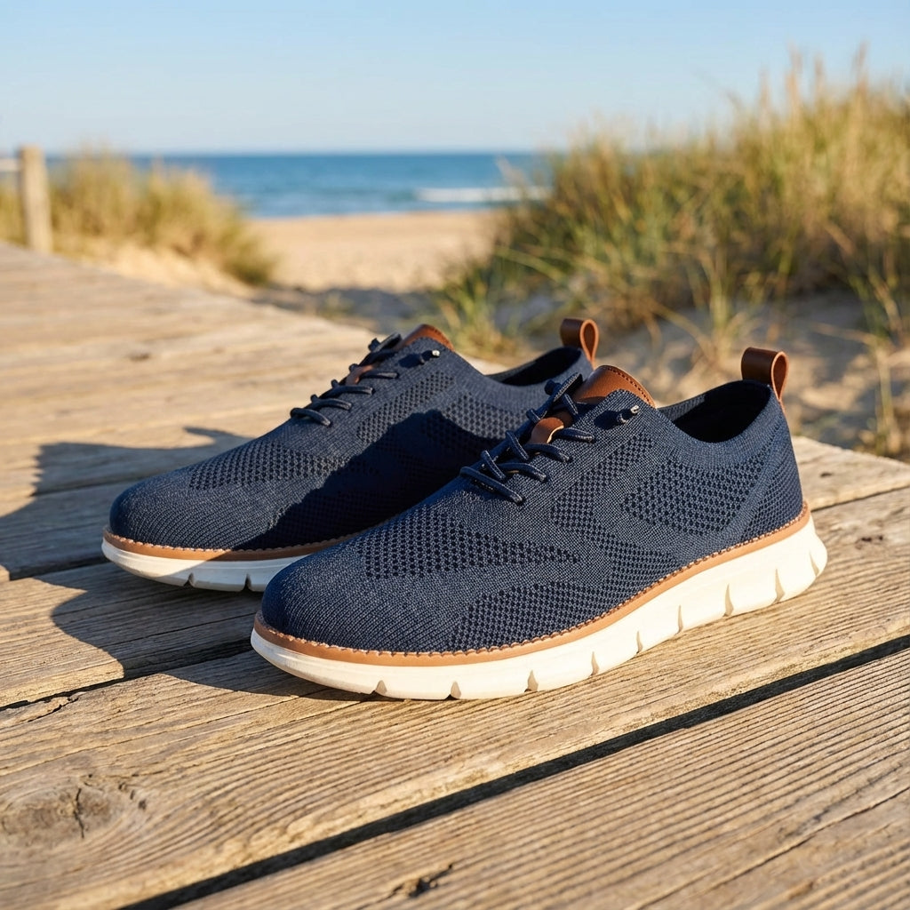Andningsaktiva sneakers för herr - Damon