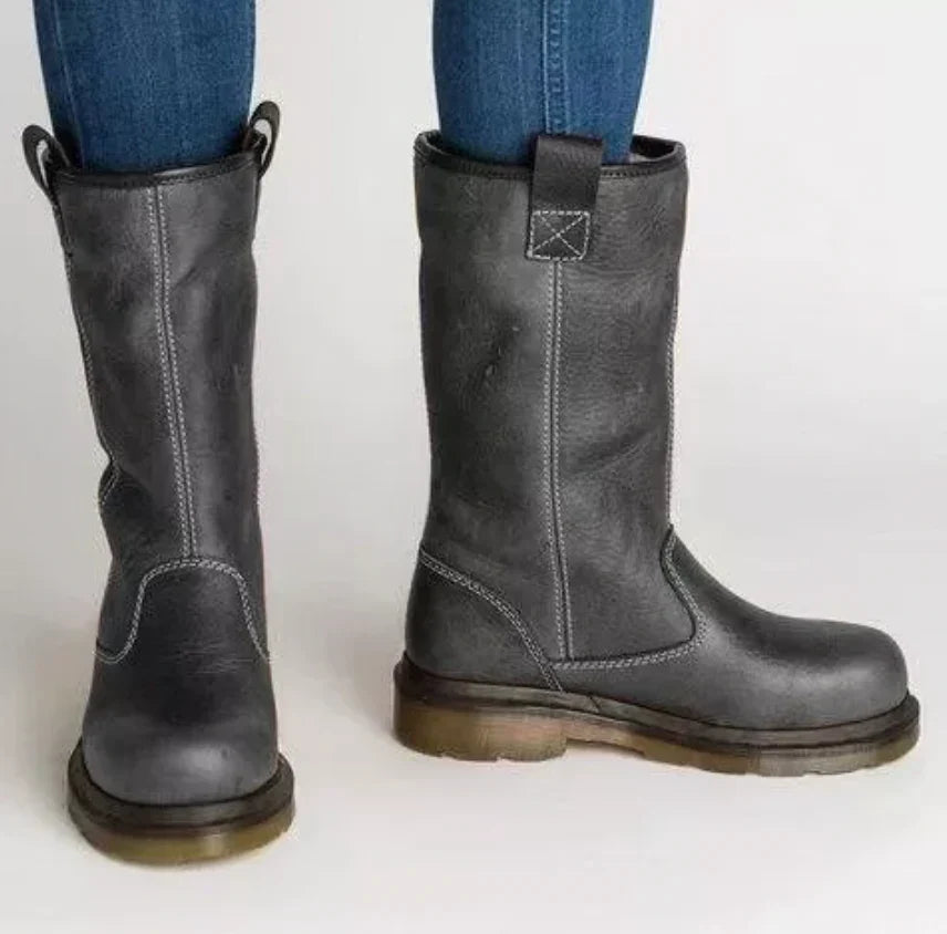 Boots herr i läder – fodrade, vattenavvisande, casual för höst och vinter