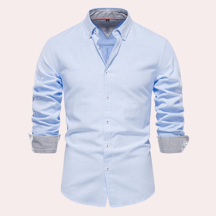 Casual långärmad herrskjorta - Remy