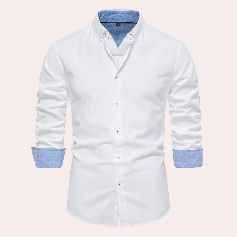 Casual långärmad herrskjorta - Remy