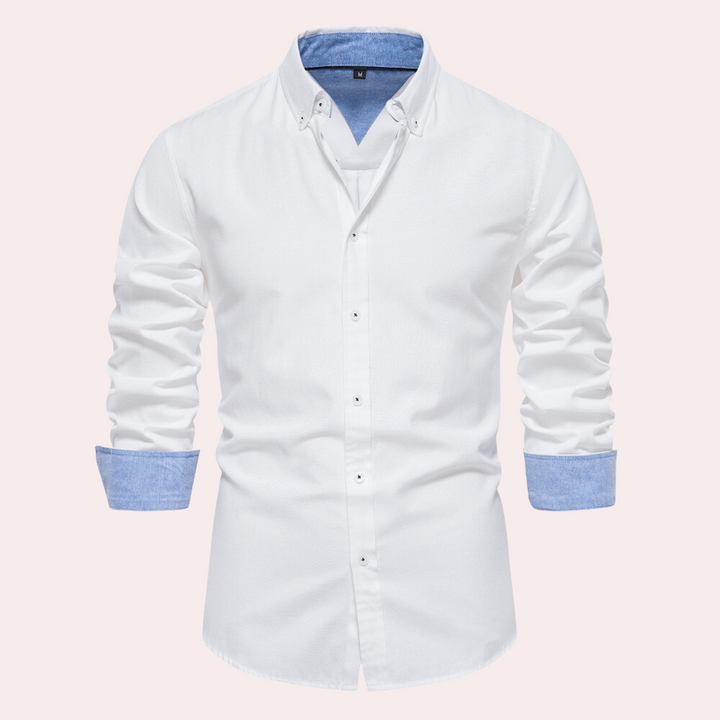 Casual långärmad herrskjorta - Remy
