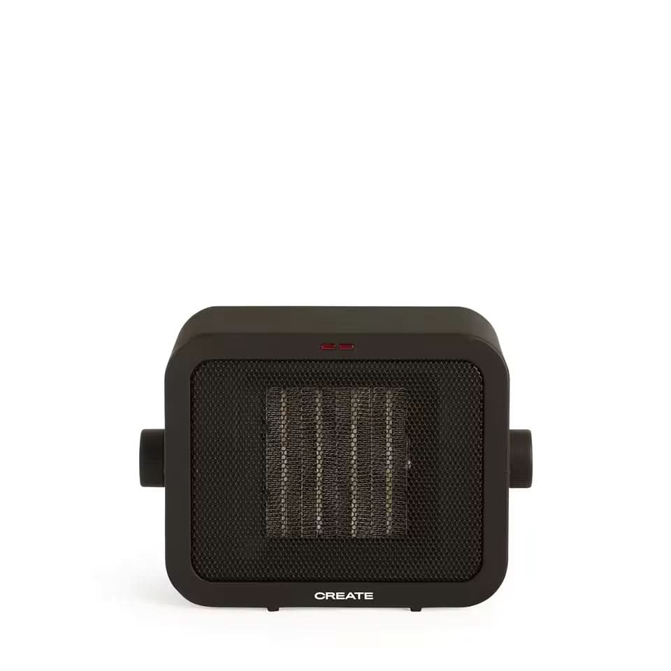 Keramisk fläktvärmare 1500W med överhettningsskydd