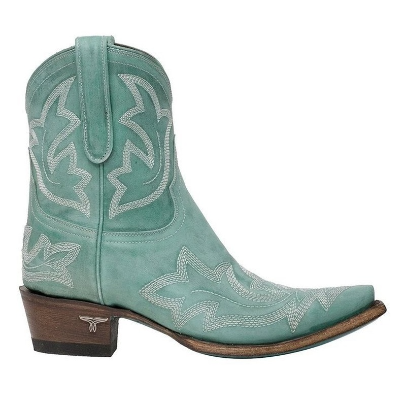 Broderade cowboyboots i läder – Dakota Höstedition