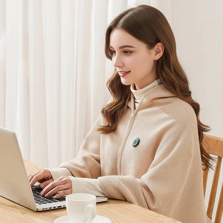 Värmesjal med USB-C och åtta värmezoner