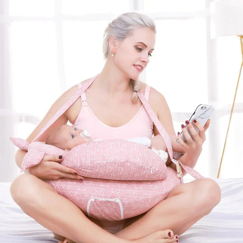 Ergonomisk amningskudde för mammor och bebisar – MilchMoment
