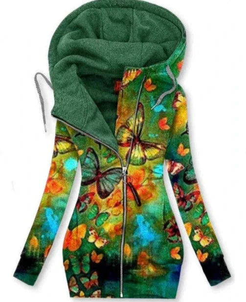 Butterfly Art-kofta för dam – Alina