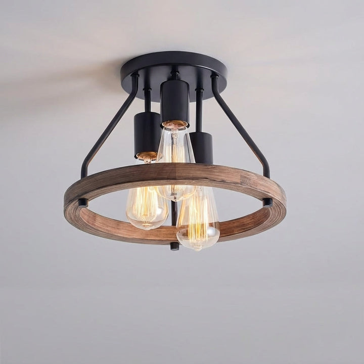 Industriell lantlig taklampa – Hearthly