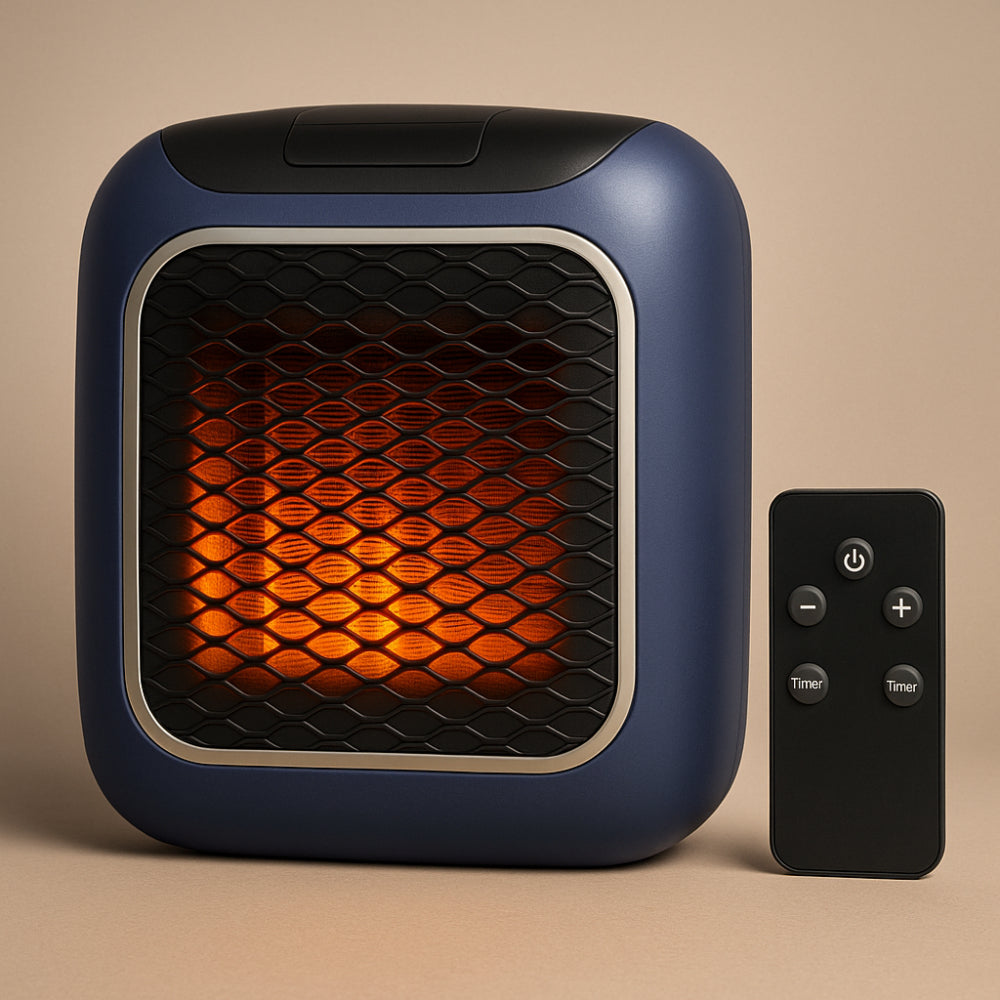 Keramisk väggvärmare med termostat 16–32 °C