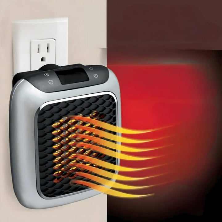Keramisk väggvärmare med termostat 16–32 °C