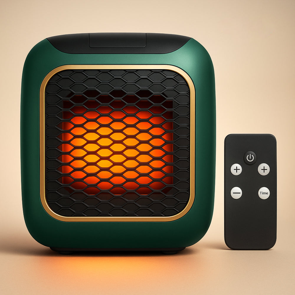 Keramisk väggvärmare med termostat 16–32 °C