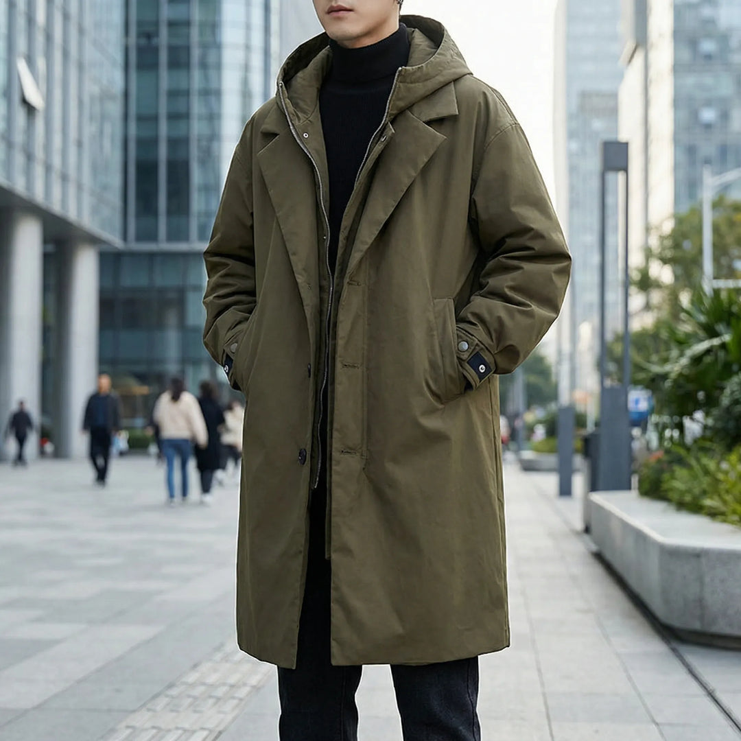 Klassisk parkas-trenchcoat för herr - Armando