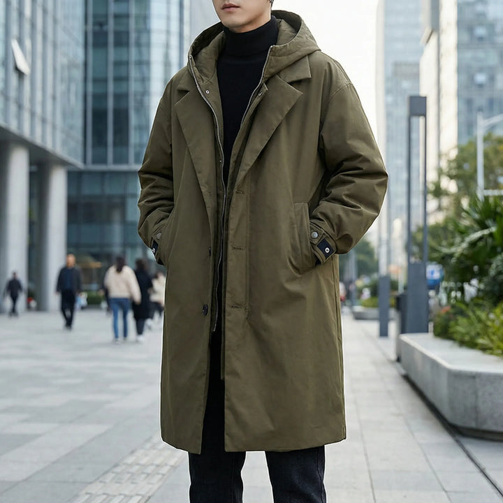 Klassisk parkas-trenchcoat för herr - Armando