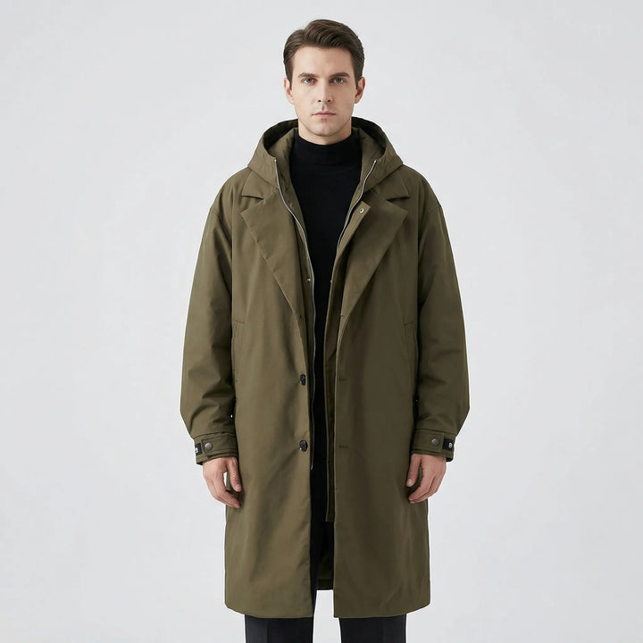 Klassisk parkas-trenchcoat för herr - Armando