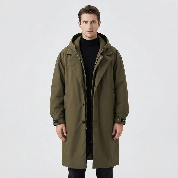 Klassisk parkas-trenchcoat för herr - Armando