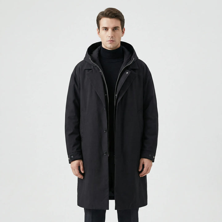 Klassisk parkas-trenchcoat för herr - Armando