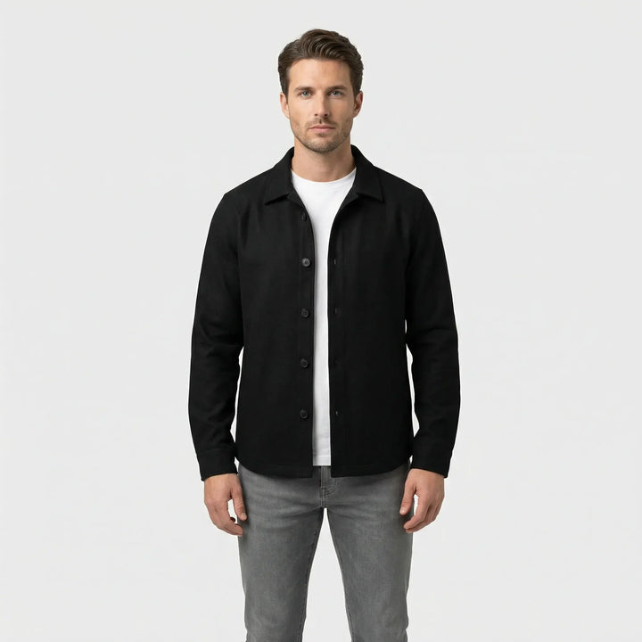 Overshirt med långa ärmar och bröstfickor - Pablo