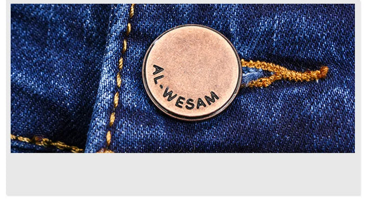 Jeans | Raka, avslappnade stretchjeans