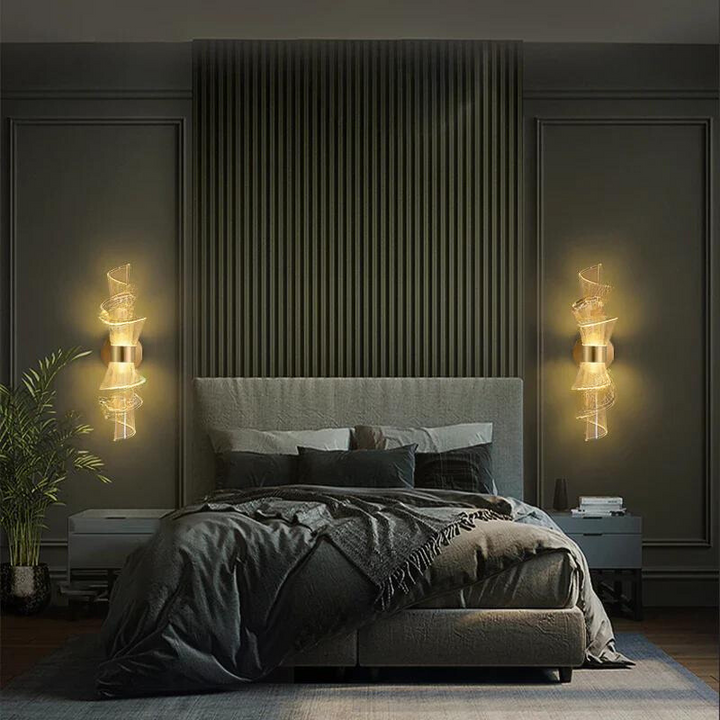 Modern dekorativ vägglampa - Aurellis