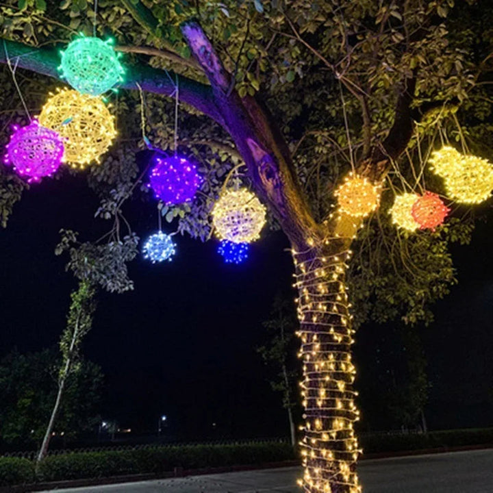 Stämningsfull LED-ljusboll för inomhus & utomhus – Orbola