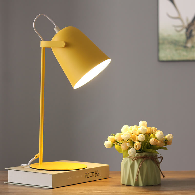 Nordisk macaron-hink bordslampa | Skandinavisk skrivbordslampa