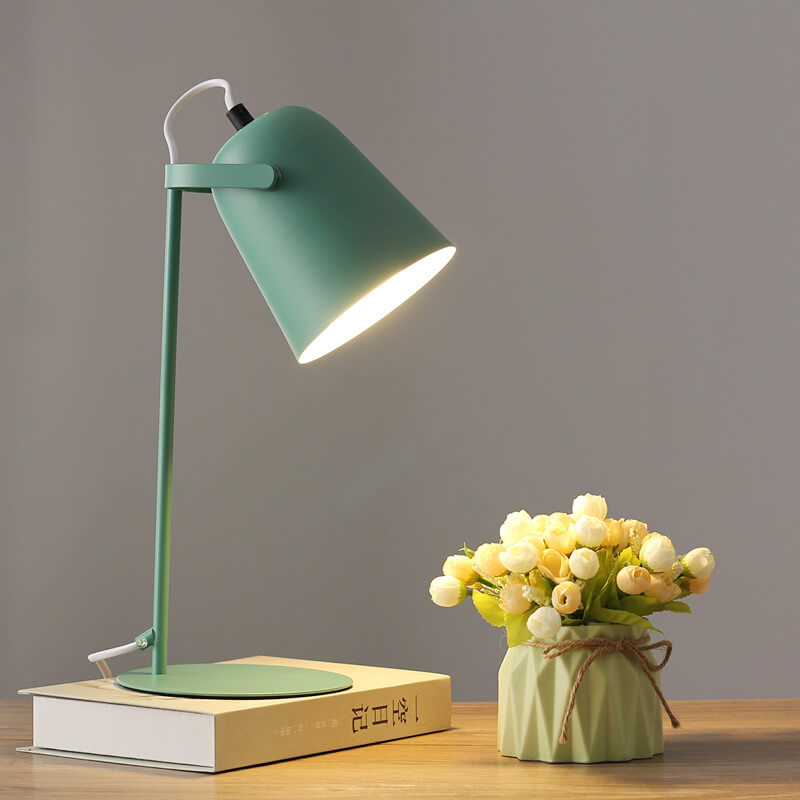 Nordisk macaron-hink bordslampa | Skandinavisk skrivbordslampa