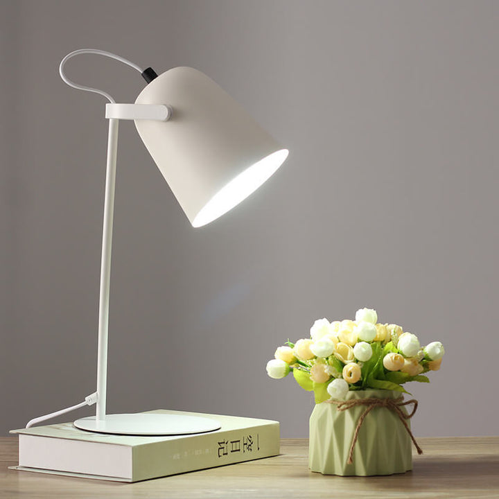 Nordisk macaron-hink bordslampa | Skandinavisk skrivbordslampa
