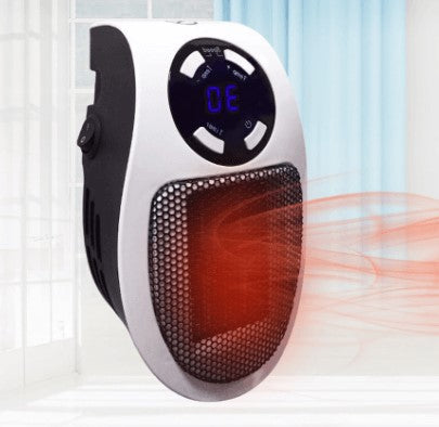 Tyst bärbar värmare med temperaturdisplay