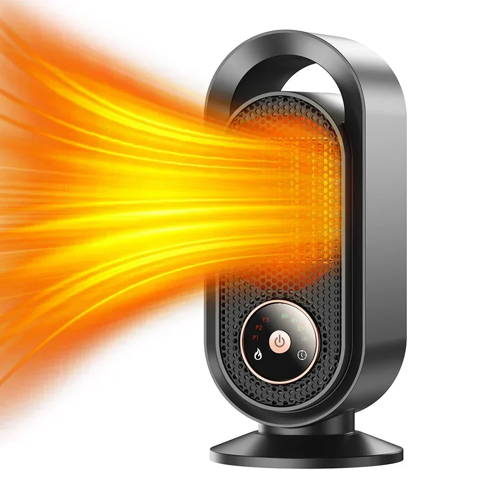 Kompakt värmare med varmt luftflöde, 1000 W