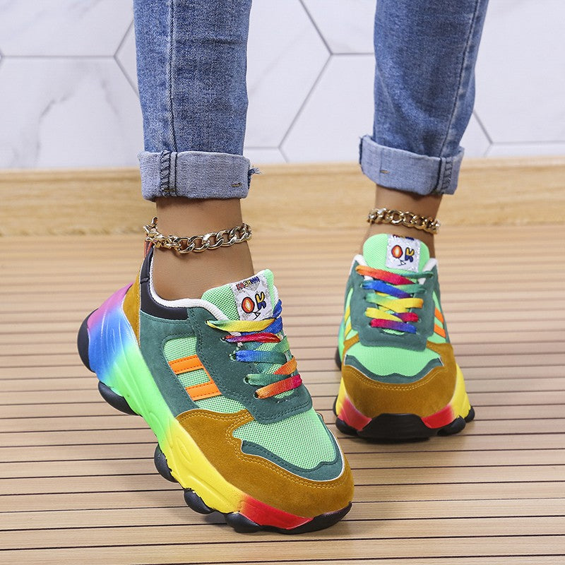 Färgglada sneakers för dam – Solenya
