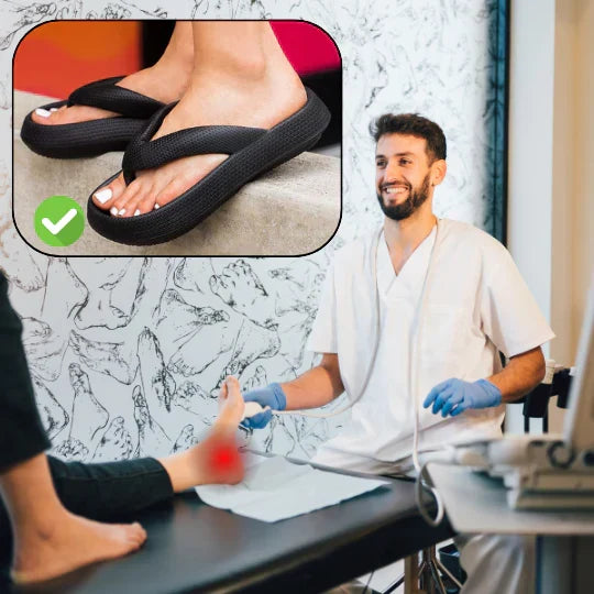 Ortopediska komfort-flip-flops – Elara