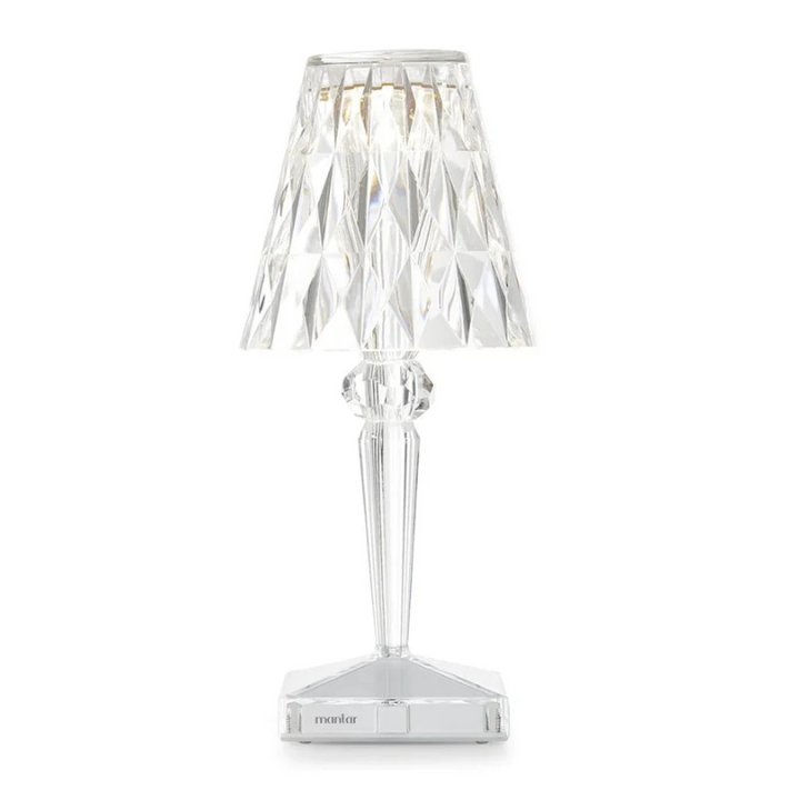 Chic bordslampa i kristalldesign – CrystalLuxe