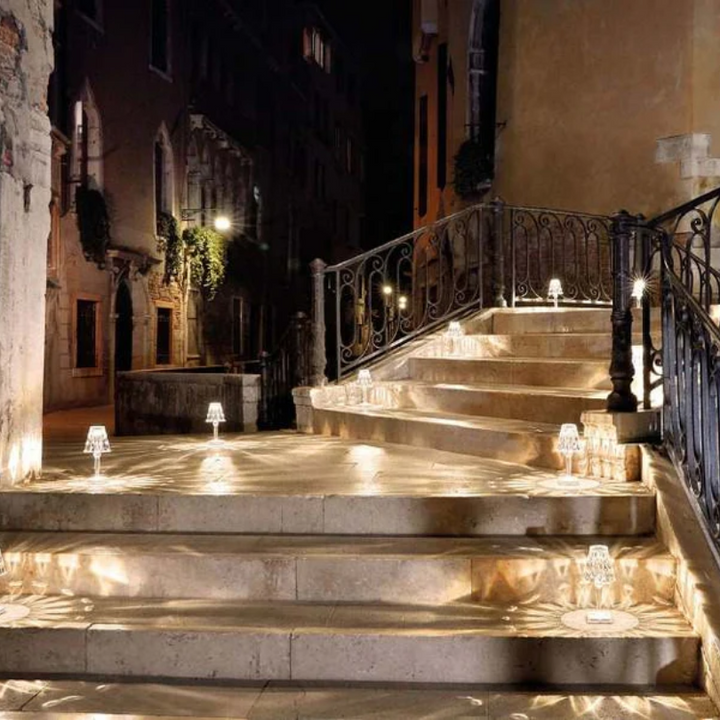 Chic bordslampa i kristalldesign – CrystalLuxe