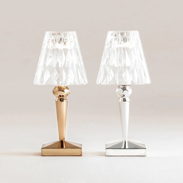 Chic bordslampa i kristalldesign – CrystalLuxe