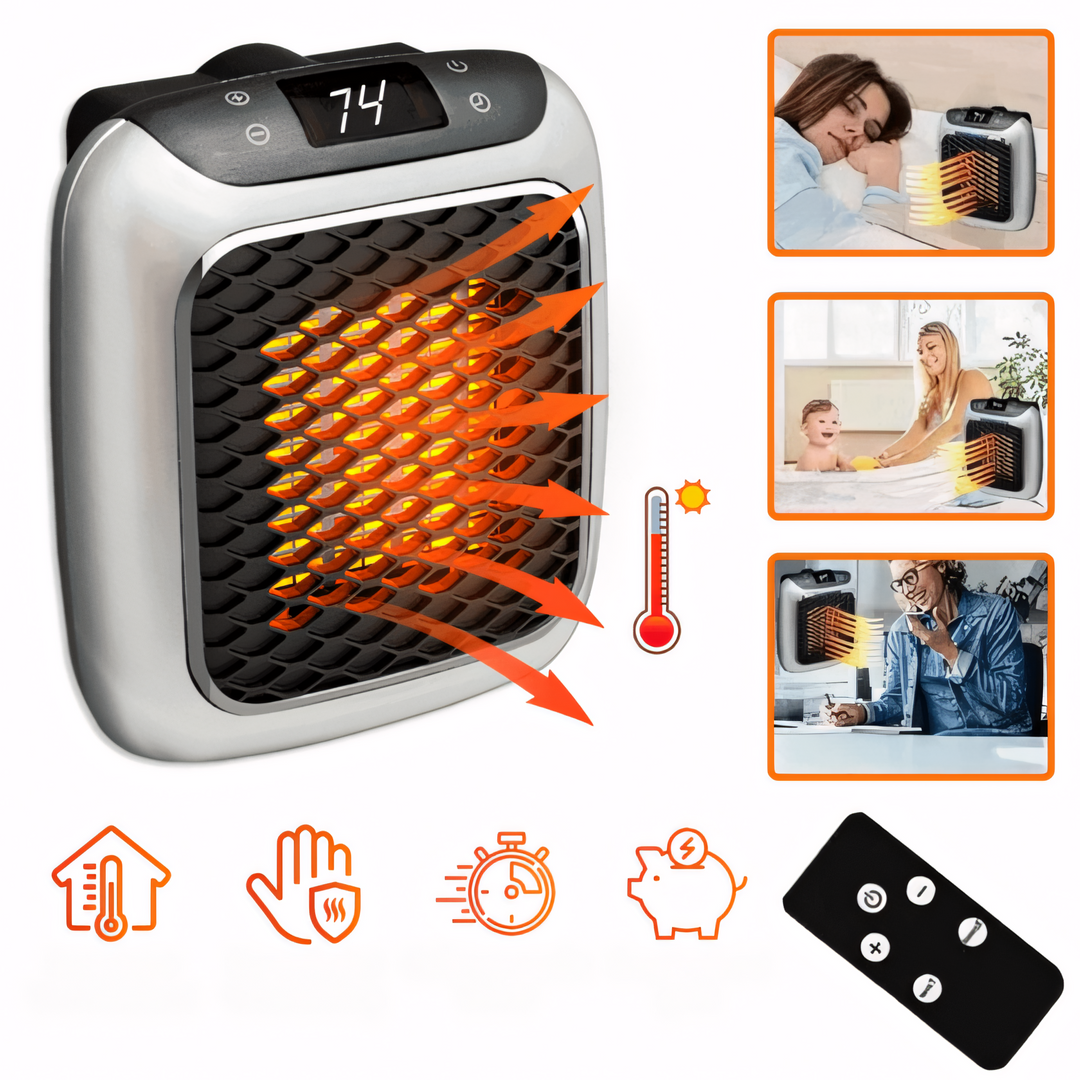 Snabb elvärmare med inställbar temperatur