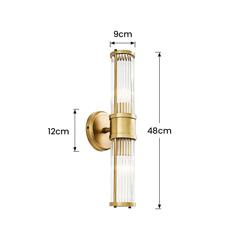 Lyxig badrumsvägglampa – GoldGlow