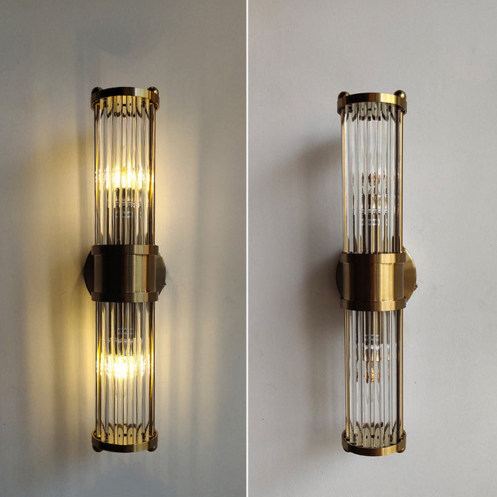 Lyxig badrumsvägglampa – GoldGlow