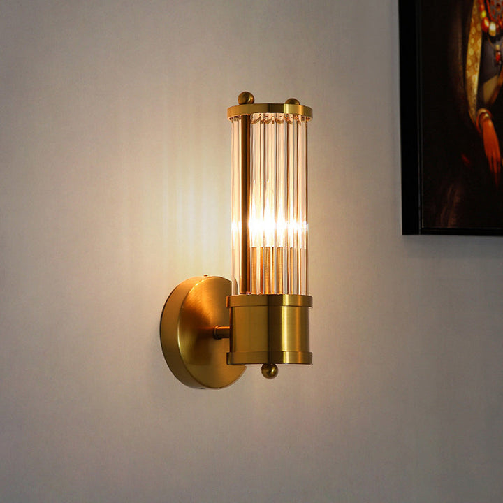 Lyxig badrumsvägglampa – GoldGlow