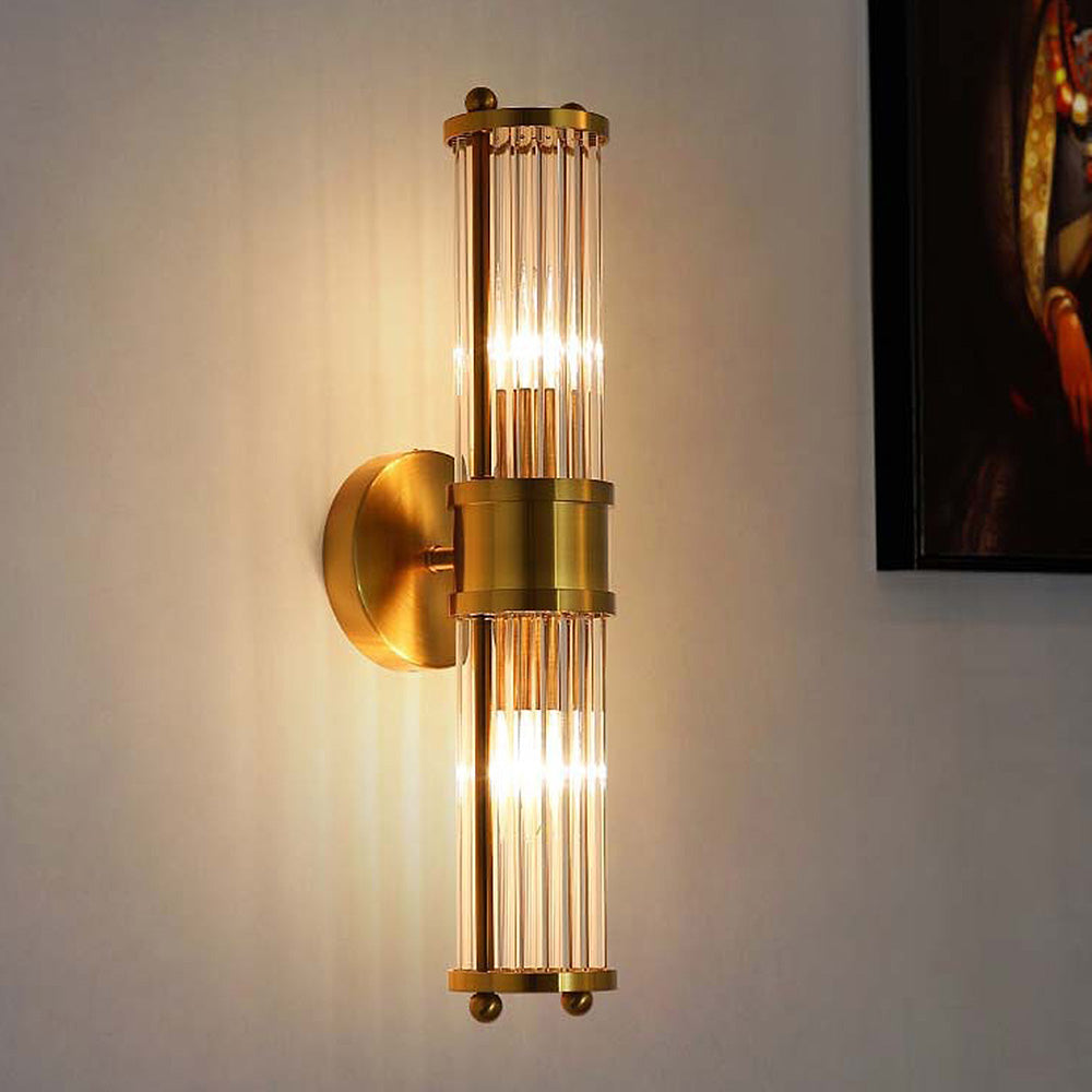 Lyxig badrumsvägglampa – GoldGlow