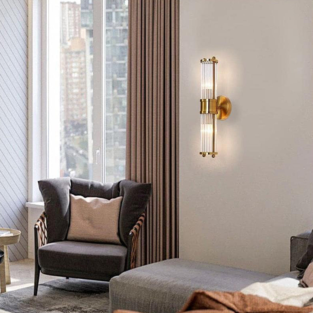 Lyxig badrumsvägglampa – GoldGlow