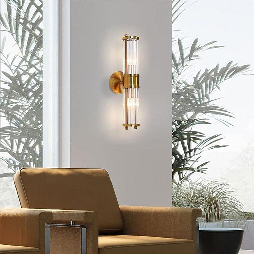Lyxig badrumsvägglampa – GoldGlow