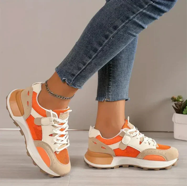 Colour block-sneakers för dam - Nadine