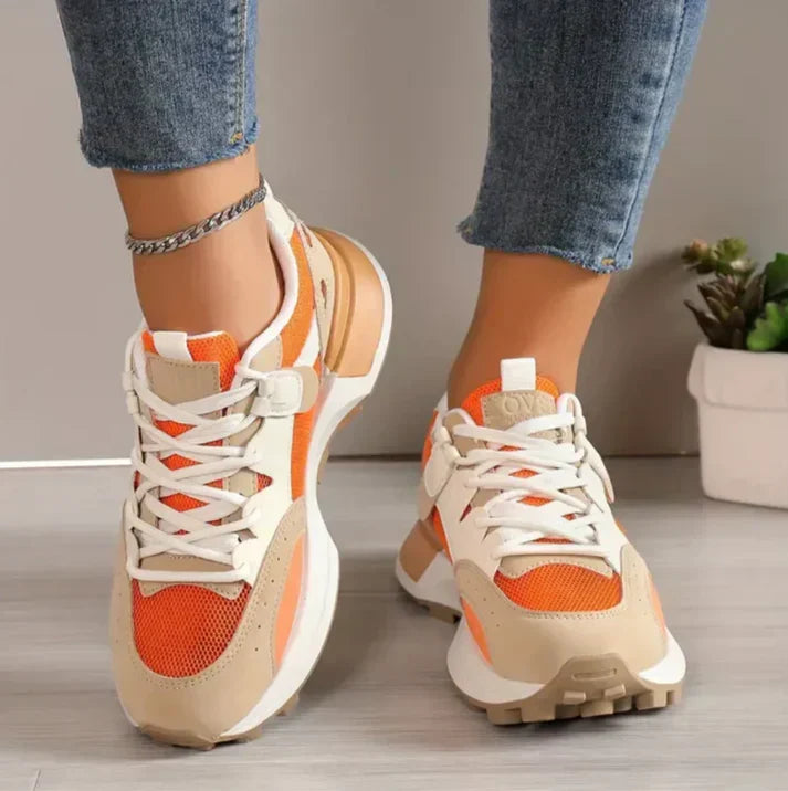 Colour block-sneakers för dam - Nadine