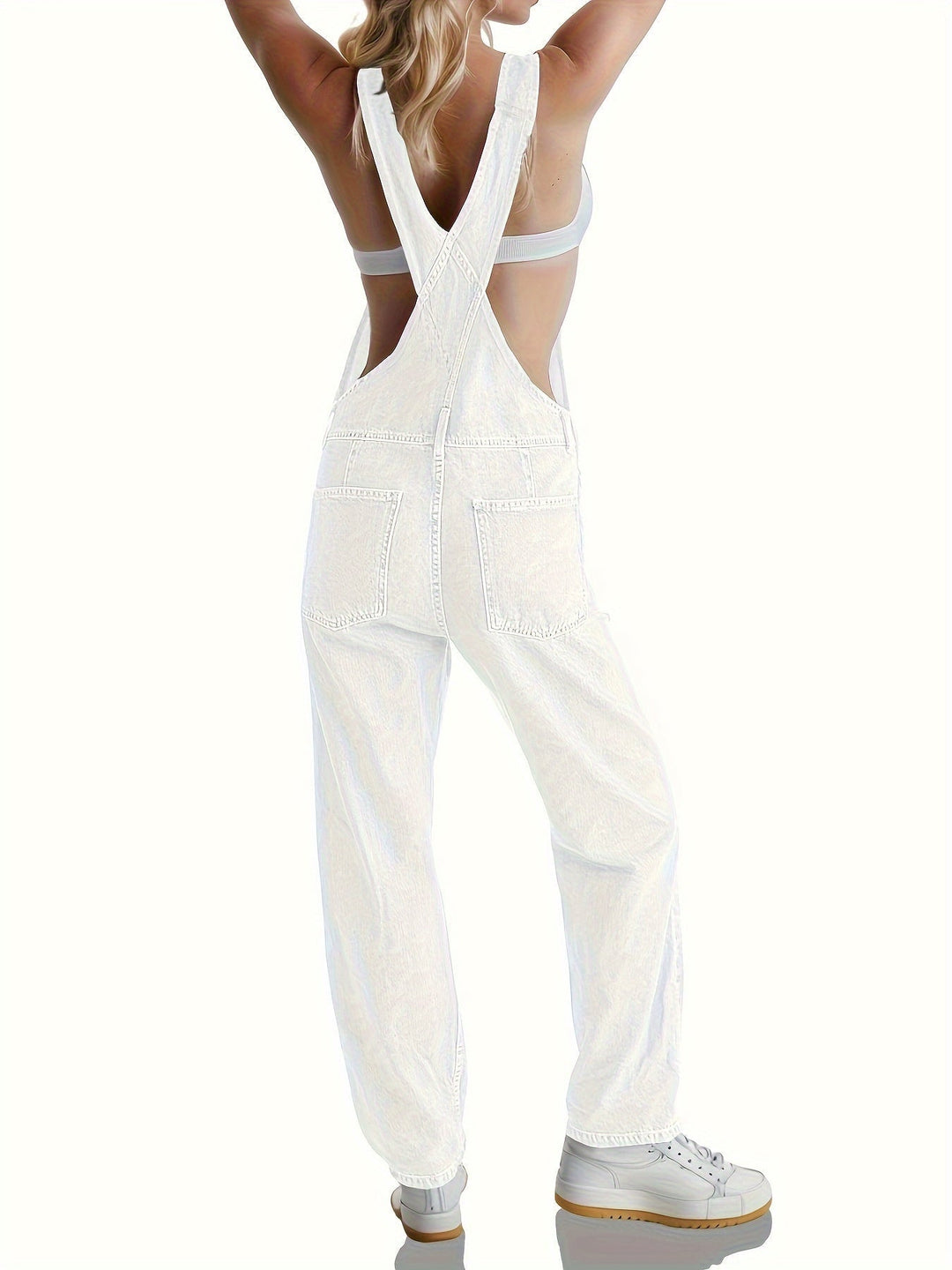 Stilig jumpsuit i denim för dam till varje dag - CityEase