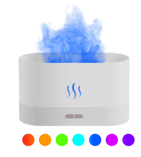 Aromdiffusor med låglyseffekt och tank på 180 ml, tyst och via USB