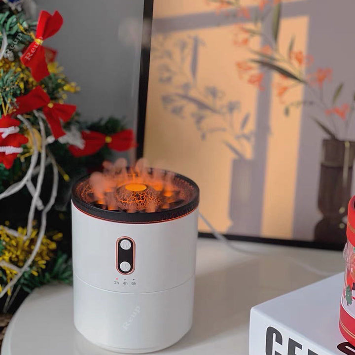 Vulkandiffusor med maneringar, nattlampa och USB-ström