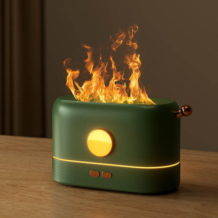 Kompakt flamdiffusor via USB med vattentank på 200 ml