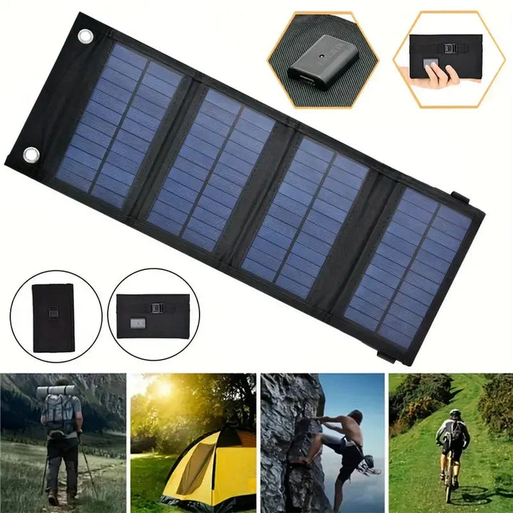Hopfällbar solcellsladdare - SolarMate